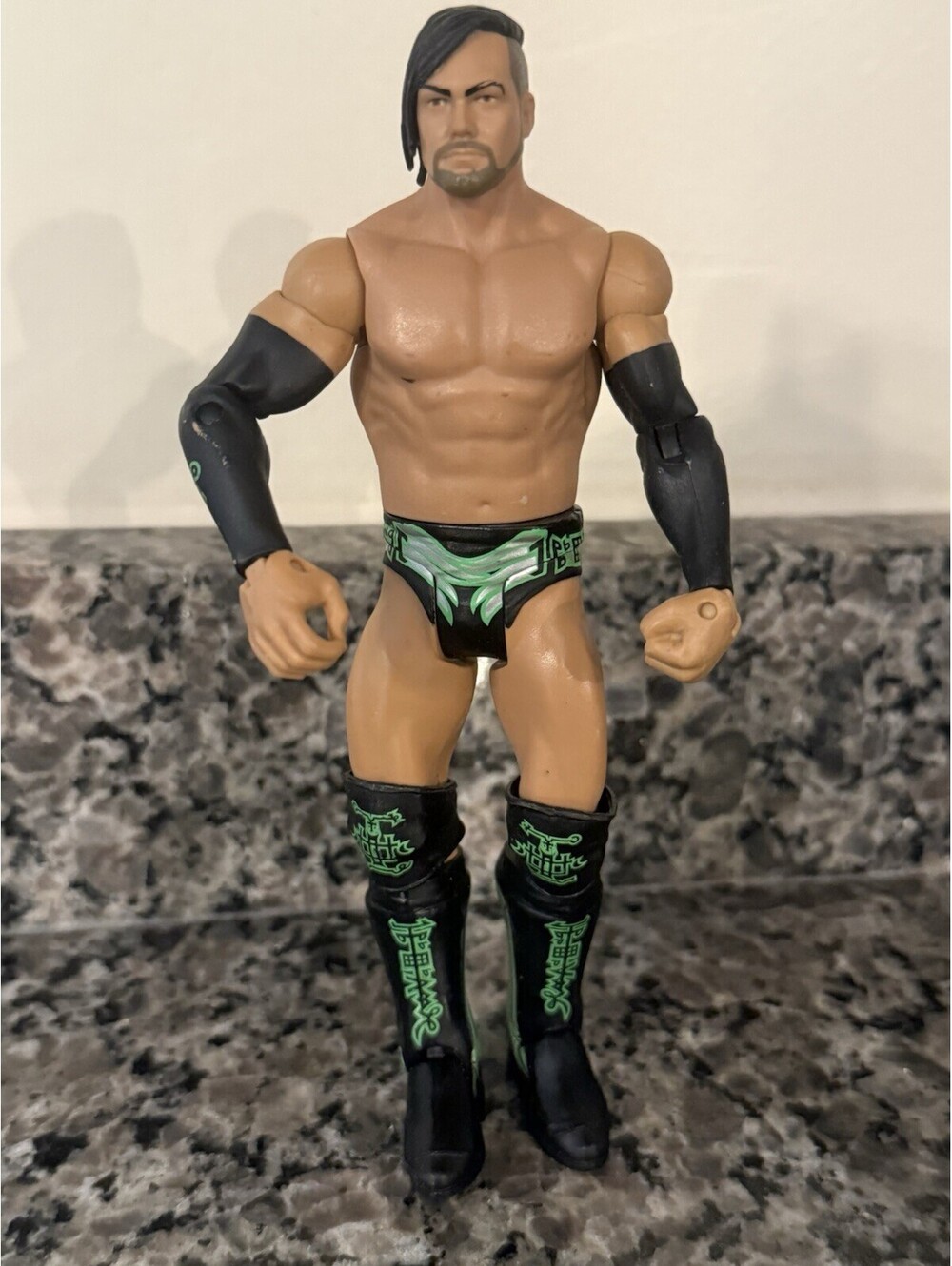 WWE Justin Gabriel Mattel Basic Wrestling Action Figure Series 39 Nexus (2013)